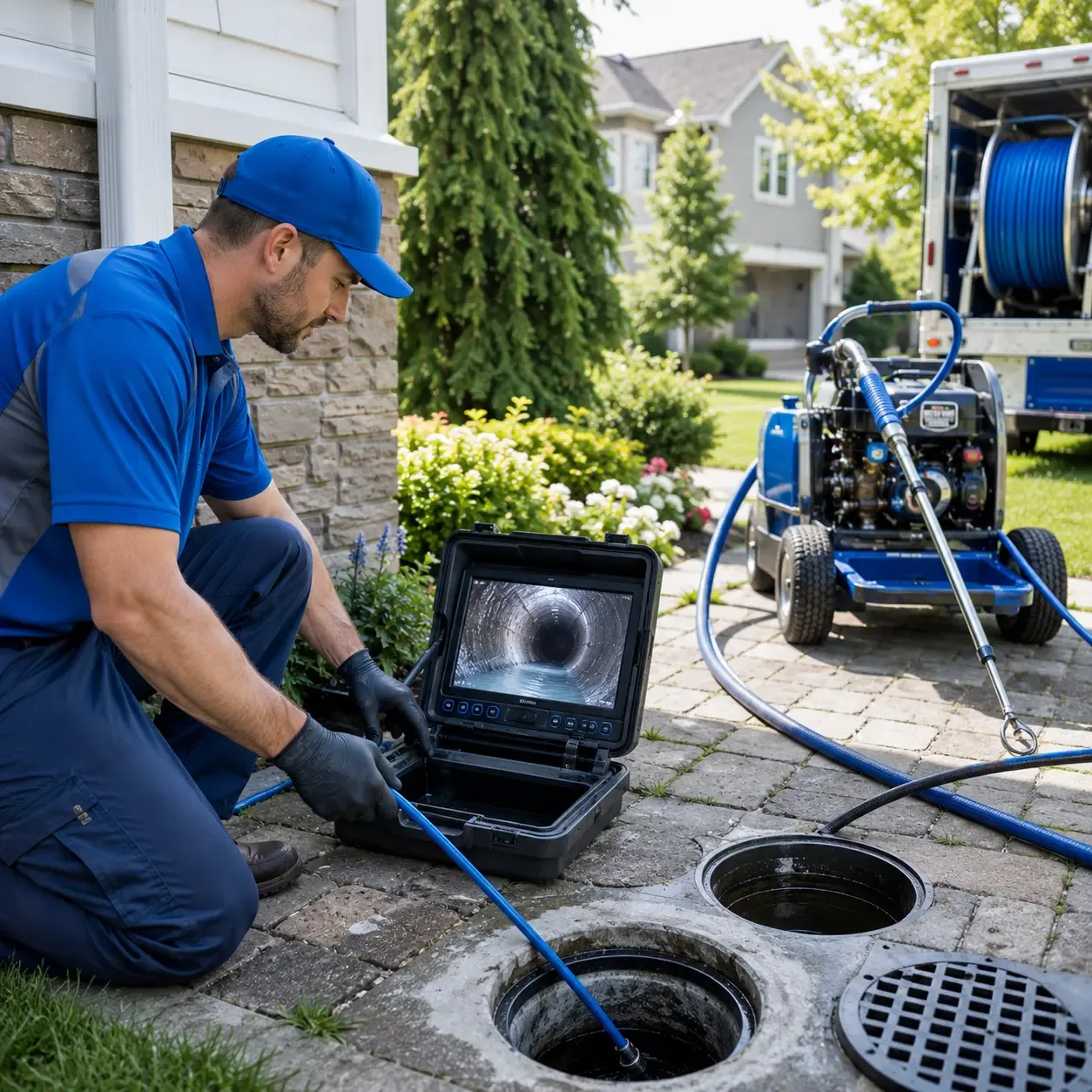 Outdoor drain cleaning professionals serving Cylinder, IA